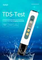 TDS Messgerät Leitwertmessgerät mit beleuchtetem Display zur Messung von Leitwert und TDS-Werten im Wasser